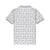 Boys All Over Printed Polo T-shirt